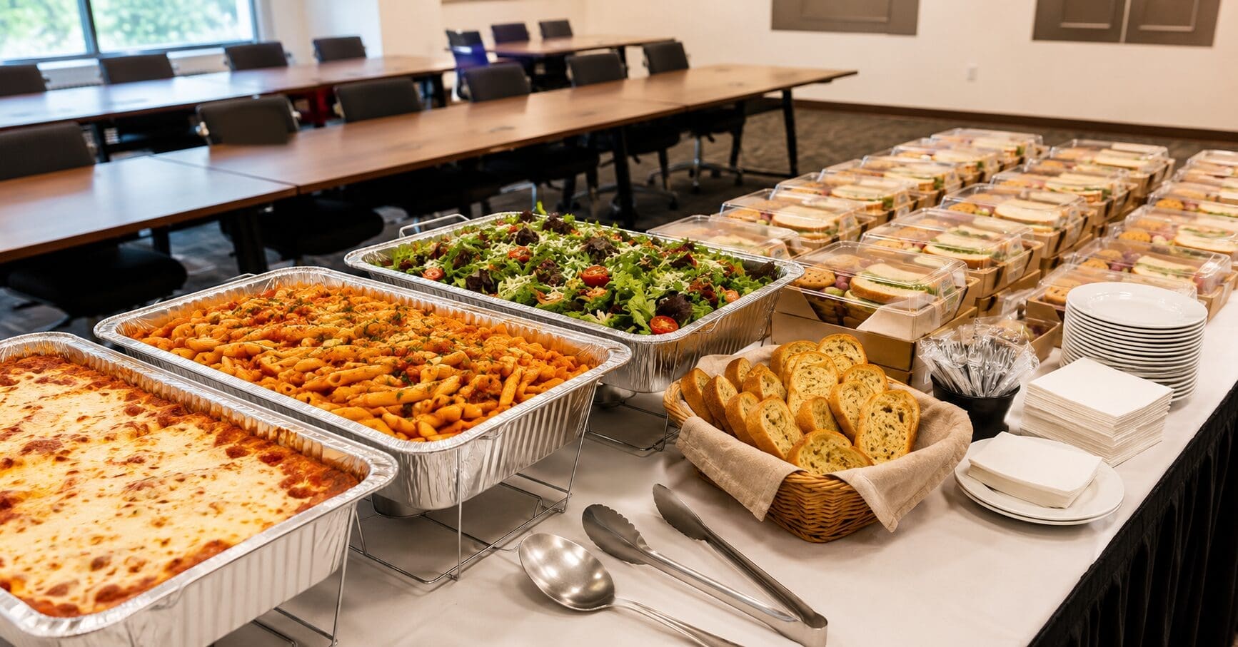 Italian office catering and boxed lunch delivery in Anaheim