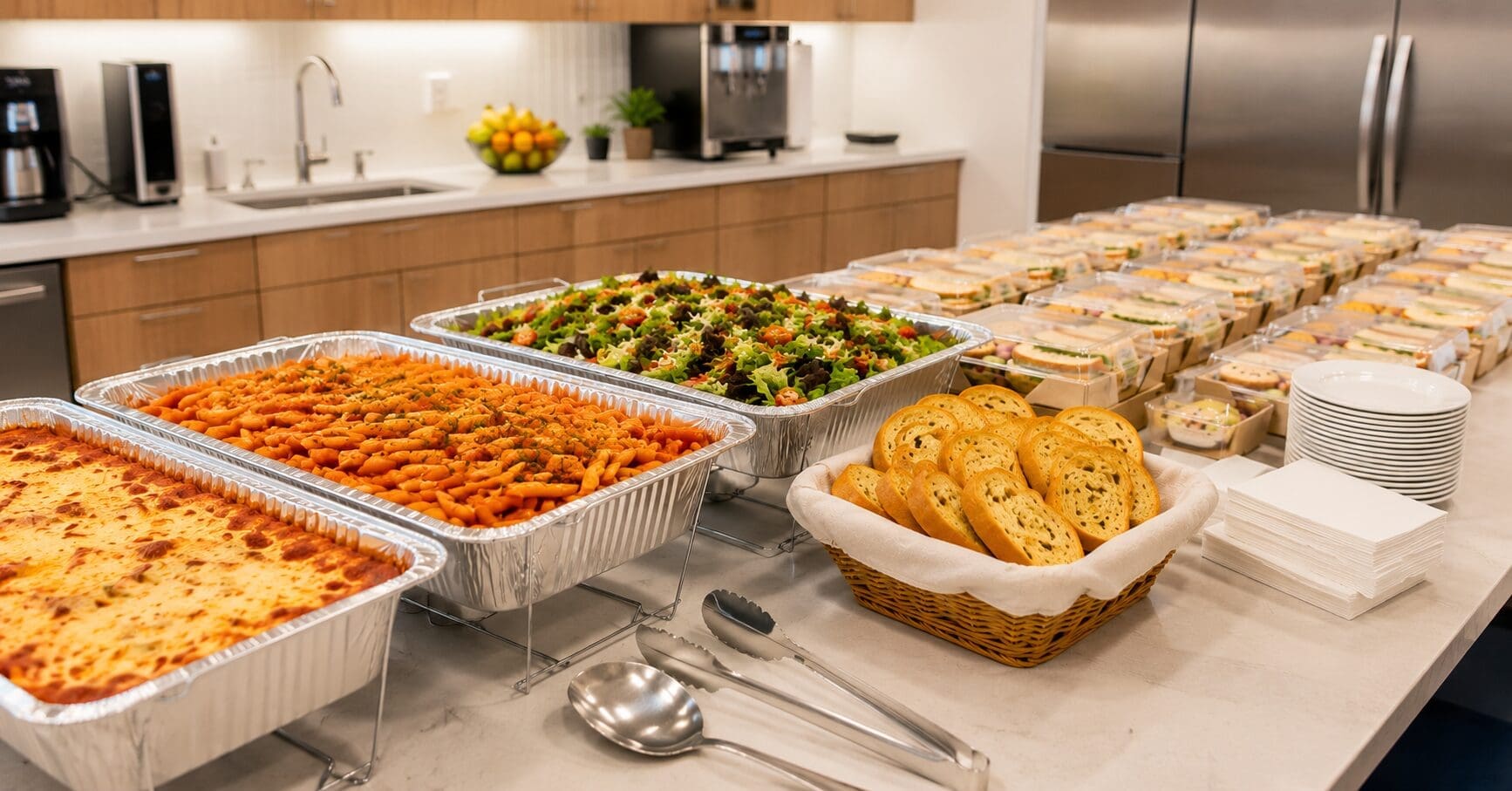 Italian office catering and boxed lunch delivery in Orange
